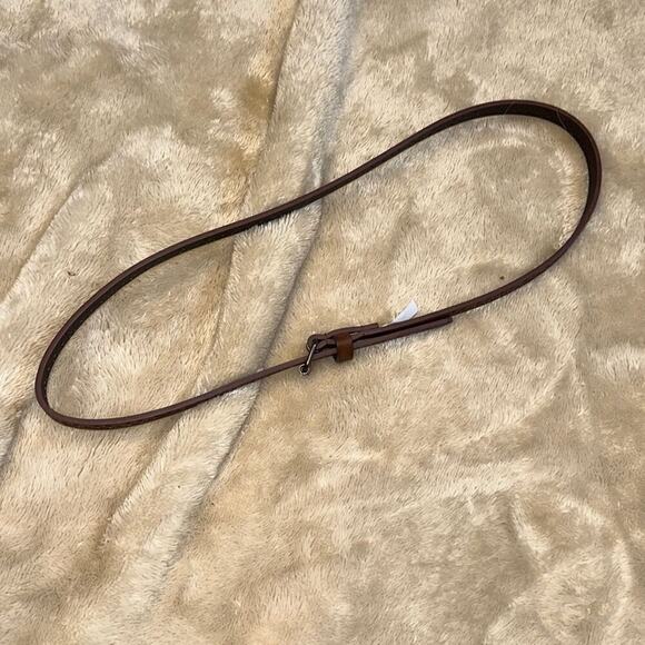 Target Brown Thin Belt with Geometric Cut-Outs | Sz OS - Picture 3 of 4